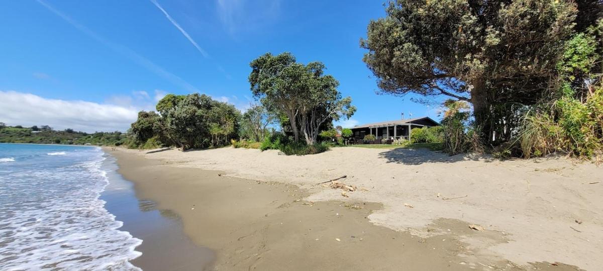 Beachfront Bliss - Your Parapara Seaside Retreat 外观 照片